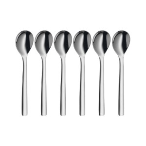6-osainen munalusikkasetti, ruostumatonta terästä, 12 cm, "Nuova" - WMF