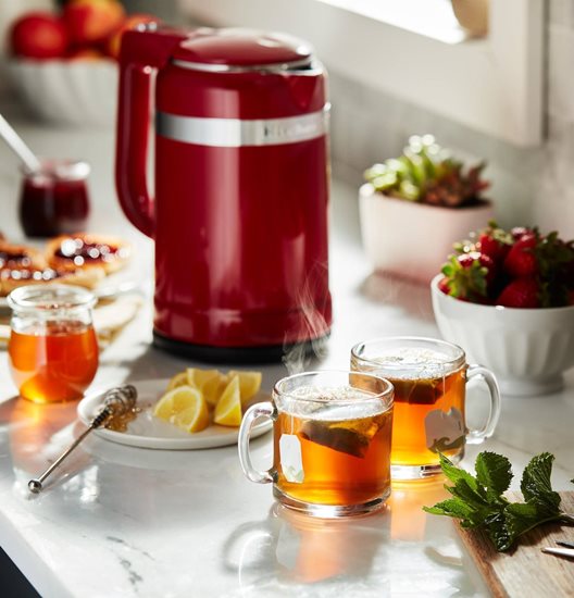 "Design" electric kettle, 1.5 L, Empire Red - KitchenAid brand