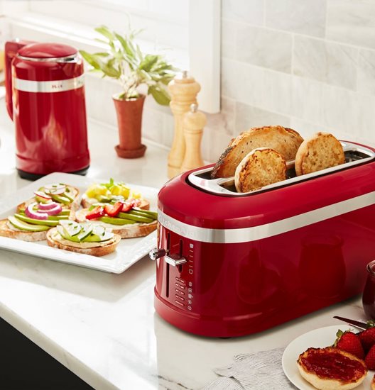 Toaster b'2 slots, Design, Empire Red - KitchenAid