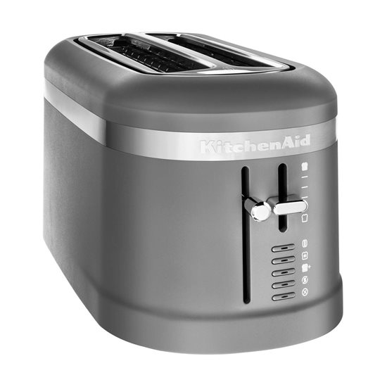 Toaster b'2 slots, Design, Charcoal Gray - KitchenAid