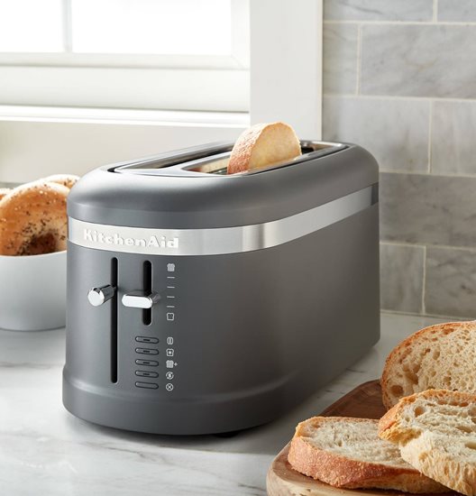 Toaster b'2 slots, Design, Charcoal Gray - KitchenAid