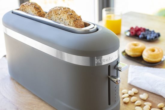Toaster 1 slot Design, Matte Grey - KitchenAid