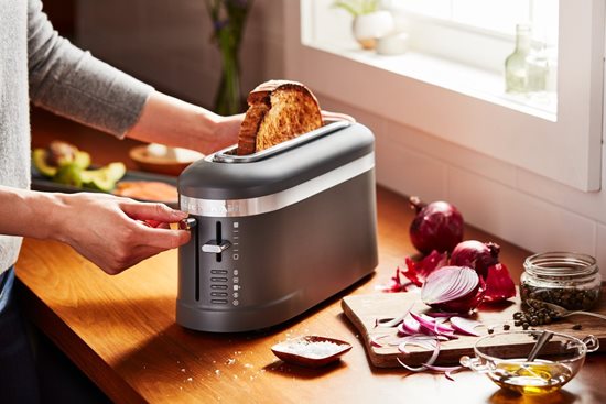 Toaster 1 slot Design, Matte Grey - KitchenAid