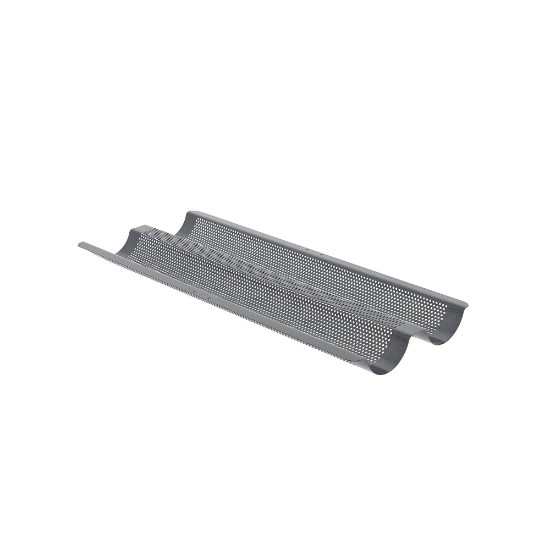 Baguette pan, steel, 37 x 16.2 cm - de Buyer