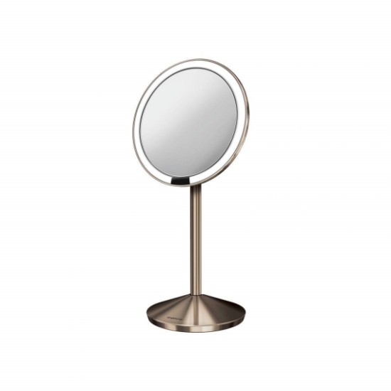 Schminkspiegel mit Sensor, 11,5 cm, Rose Gold - simplehuman