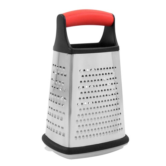 Grater tal-istainless steel, 23 cm, bit-trej tal-ġbir - Zokura