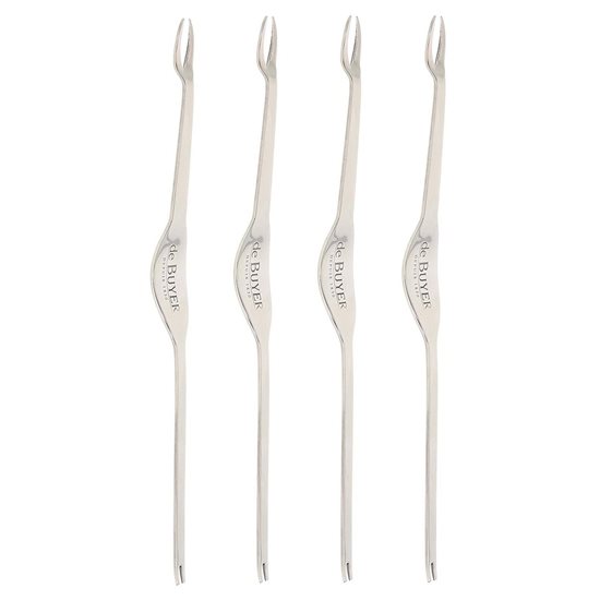 Set of 4 seafood forks - "de Buyer" brand