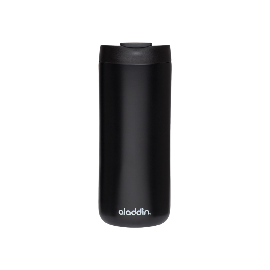 Caneca termo-isolante “Leak-Lock” de 350 ml, preto fosco - Aladdin