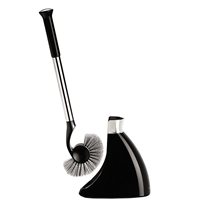 Toilet brush with holder, 47.2 cm, Black - "simplehuman" brand