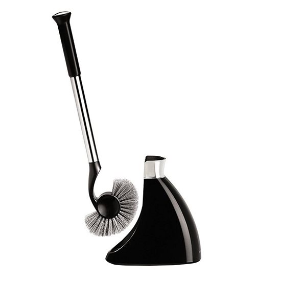 WC kartáč s držákem, 47,2 cm, Black - simplehuman