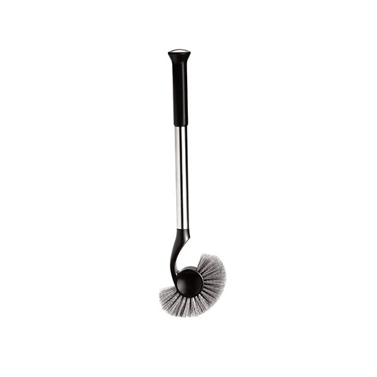 Toilet brush with holder, 47.2 cm, Black - simplehuman