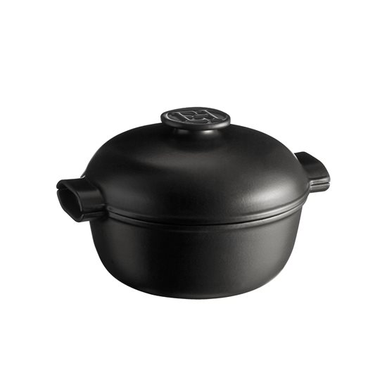 Lonac za kuhanje Cocotte, keramika, 26,5cm /4L, "Delight", Slate - Emile Henry