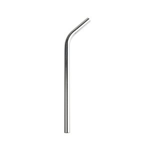Stainless-steel curved straw, 21.5 cm - Grunwerg