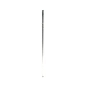 Stainless-steel straight straw, 21.5 cm - Grunwerg