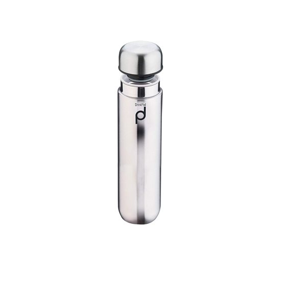 "DrinkPod" termiskt isolerande flaska av rostfritt stål, 300 ml, <<Mirror>> - Grunwerg