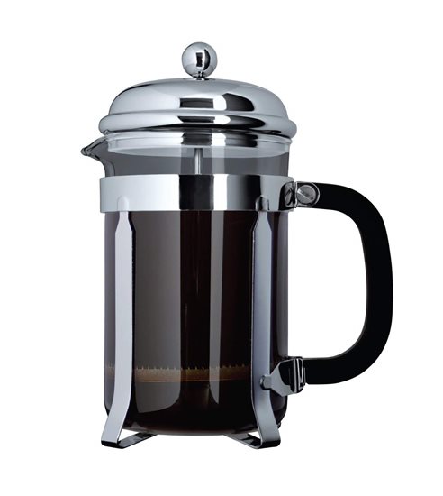 "Cafe Ole Classic" klaasist kohvimasin, 350 ml, "Chrome" - Grunwerg 