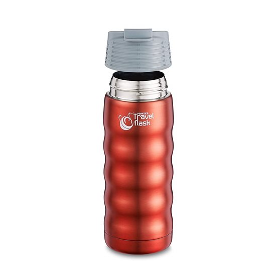 "Pioneer" thermally insulating bottle made of stainless steel, 480 ml, Red - Grunwerg

