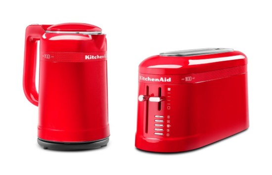 1-slot toaster from the "Design" range, special edition, "Passion Red" - KitchenAid brand