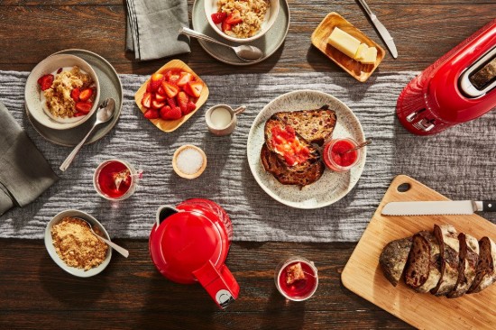1-slot toaster from the "Design" range, special edition, "Passion Red" - KitchenAid brand