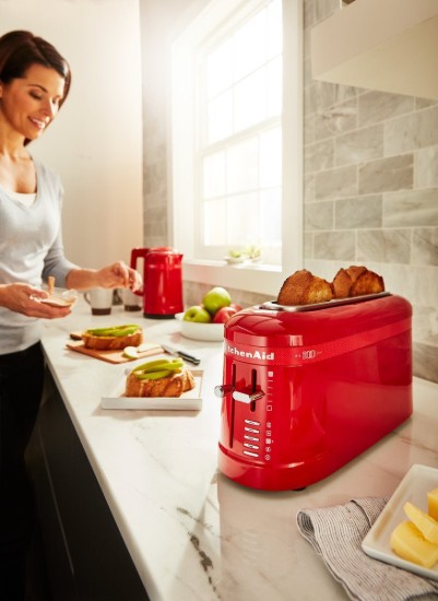 1-slot toaster from the "Design" range, special edition, "Passion Red" - KitchenAid brand