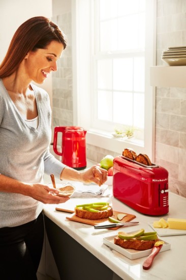 1-slot toaster from the "Design" range, special edition, "Passion Red" - KitchenAid brand