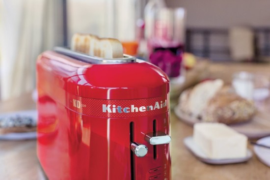 1-slot toaster from the "Design" range, special edition, "Passion Red" - KitchenAid brand