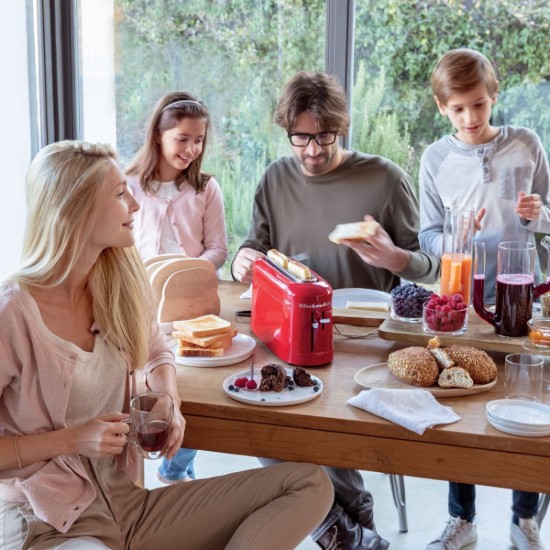 1-slot toaster from the "Design" range, special edition, "Passion Red" - KitchenAid brand