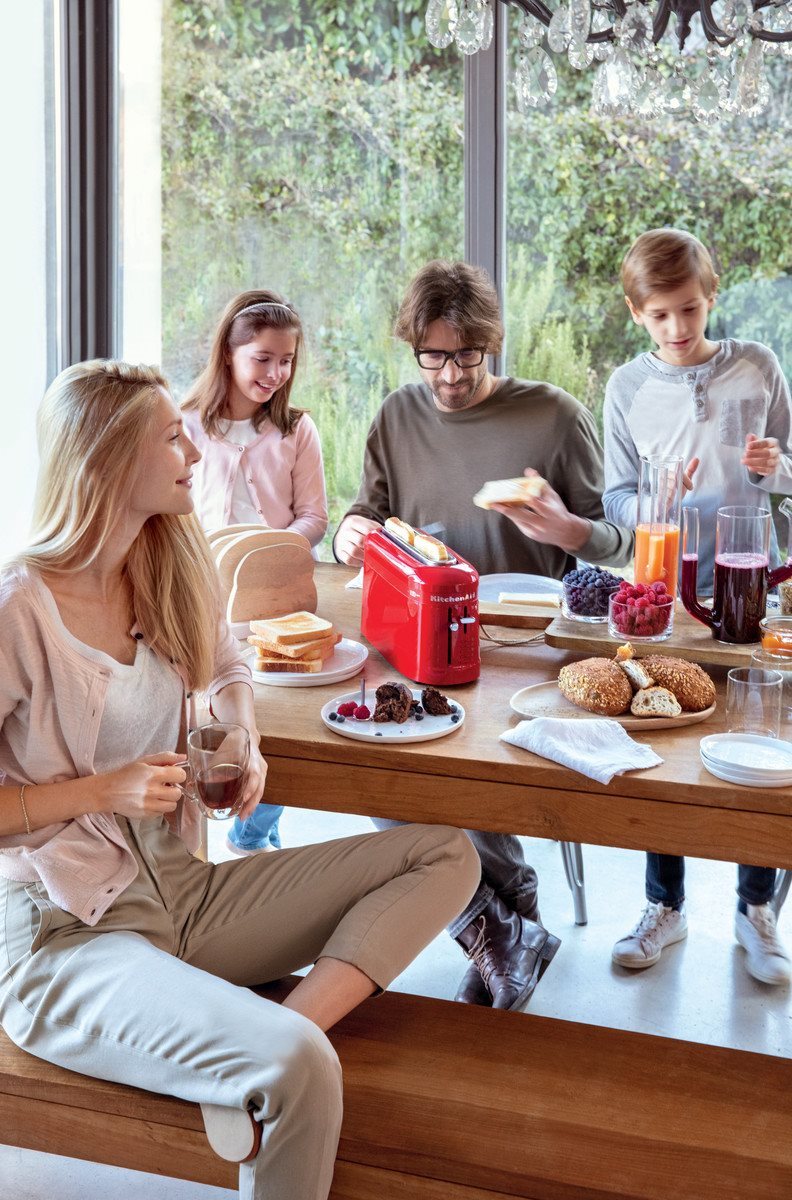 1slot toaster from the "Design" range, special edition, "Passion Red