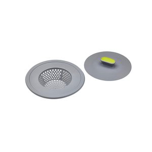 2-in-1 set of sink stopper and sieve, 11.5 cm - by Kitchen Craft