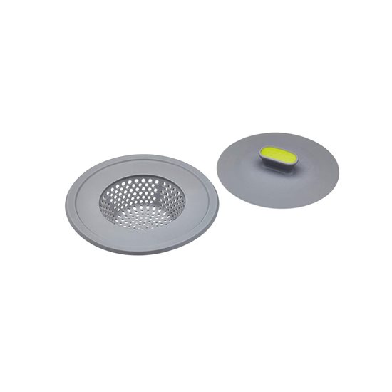 2-in-1 set gootsteenstopper en zeef, 11,5 cm - van Kitchen Craft