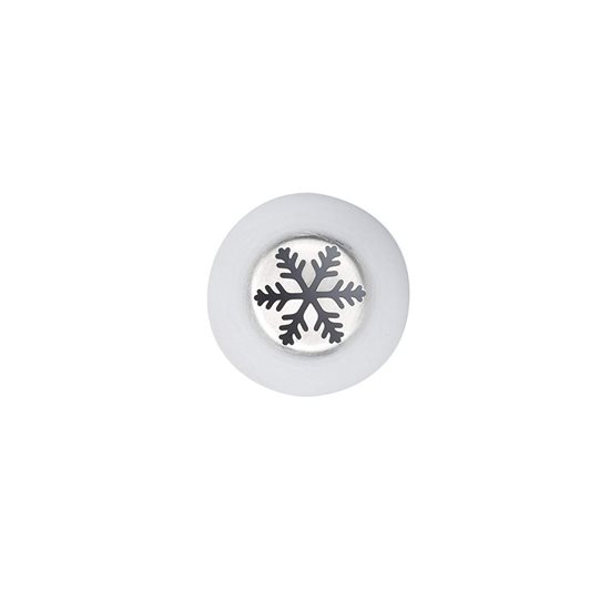 Ryskt munstycke för att dekorera med glasyr, modell Snowflake, 3 cm - från Kitchen Craft