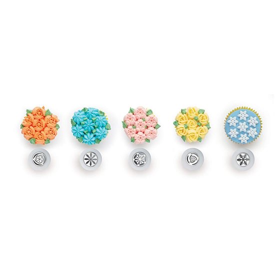 Ryskt munstycke för att dekorera med glasyr, modell Snowflake, 3 cm - från Kitchen Craft