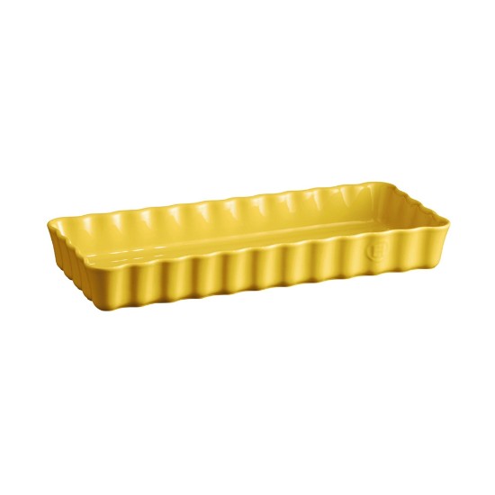 Tart pişirme kabı, seramik, 36x15 cm/1,3 L, Provence Yellow - Emile Henry