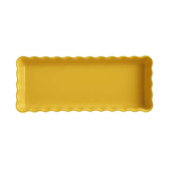 Tart baking dish, ceramic, 36x15 cm/1.3 L, Provence Yellow - Emile Henry