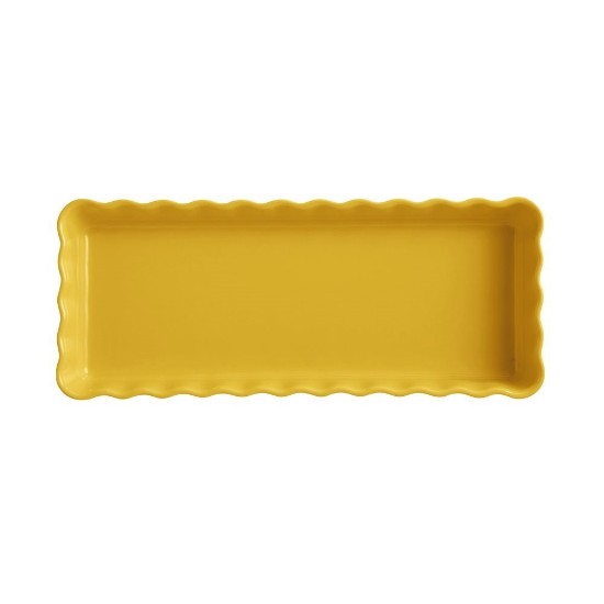 Tart pişirme kabı, seramik, 36x15 cm/1,3 L, Provence Yellow - Emile Henry