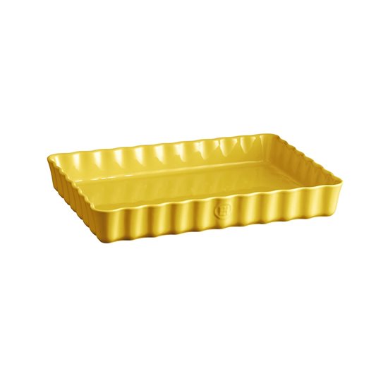 Kerámia sütőedény a tortákhoz, 33,5 x 24 cm/1,9 l, <<Provence Yellow>> - Emile Henry