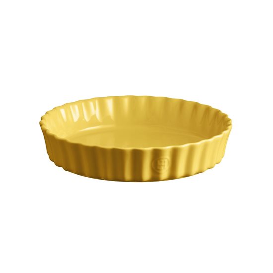 Tart dish, ceramic, 24,5 cm/1,15 l, Provence Yellow - Emile Henry