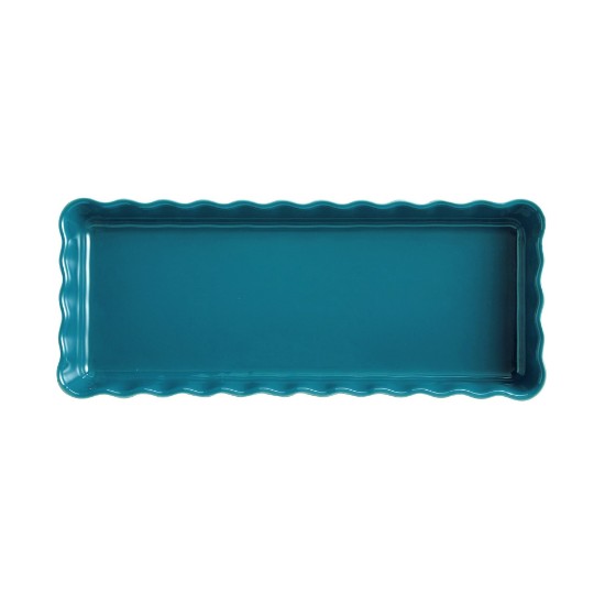 Forma na pečenie koláčov, keramická, 36x15 cm/1,3 L, Mediterranean Blue - Emile Henry