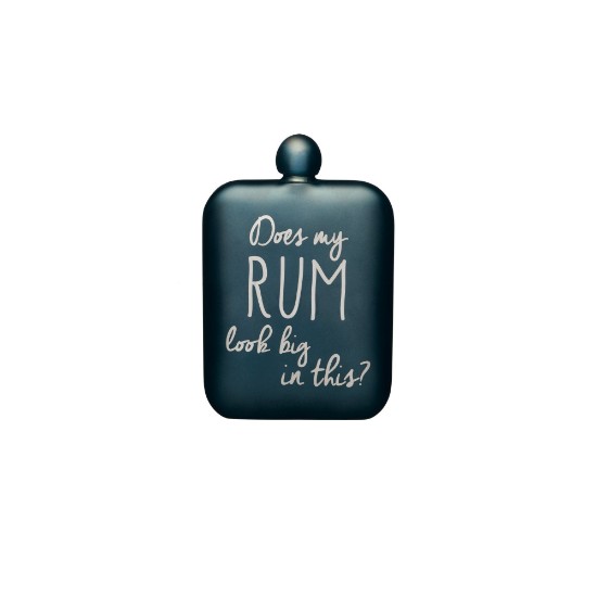 “Does my rum look big in this?” bottiglia per bevande alcoliche, 175 ml, linea “BarCraft” – Kitchen Craft