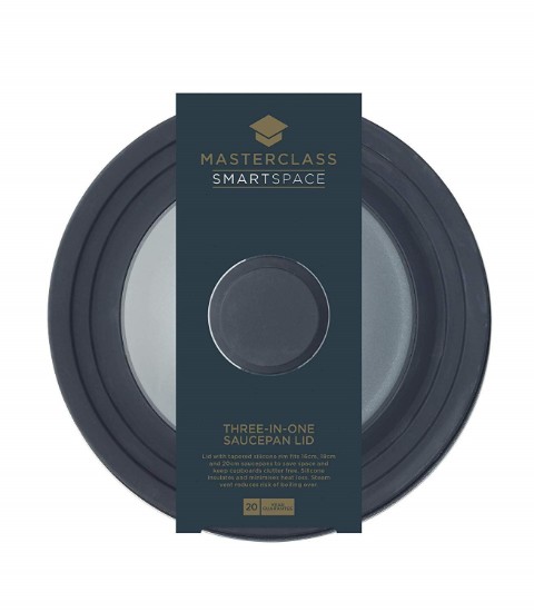 Glass lid 3-in-1, 16/18/20 cm - by Kitchen Craft