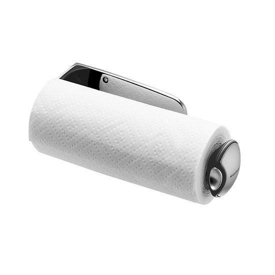 Paper towel roll holder, 28.2 cm, stainless steel - simplehuman