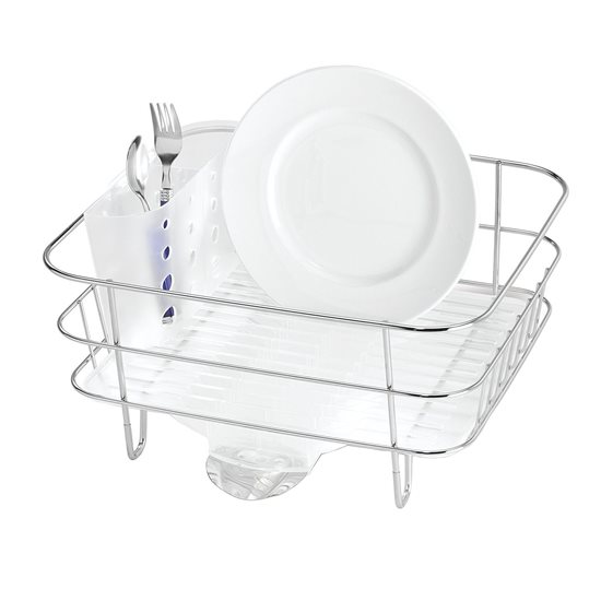 Dish drying rack, 36.8 x 32.8 x 18 cm - "simplehuman" brand