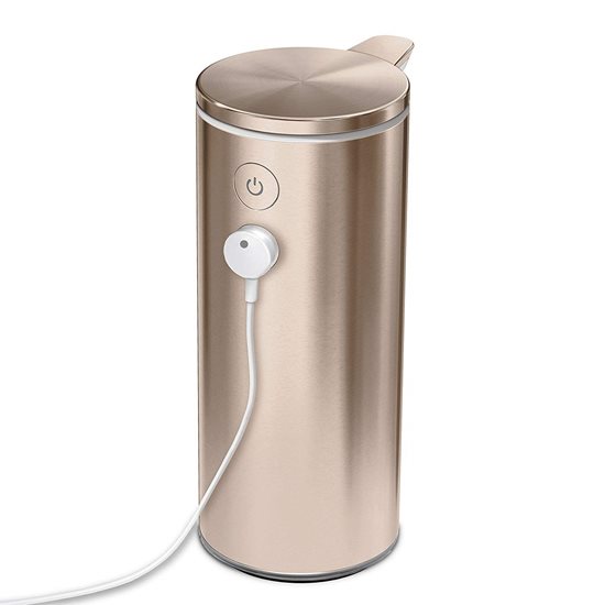 Dispenser för flytande tvål med sensor, 266 ml, 'Rose Gold' - simplehuman
