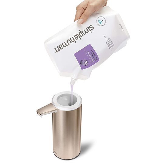 Dispenser til flydende sæbe med sensor, 266 ml, 'Rose Gold' - simplehuman