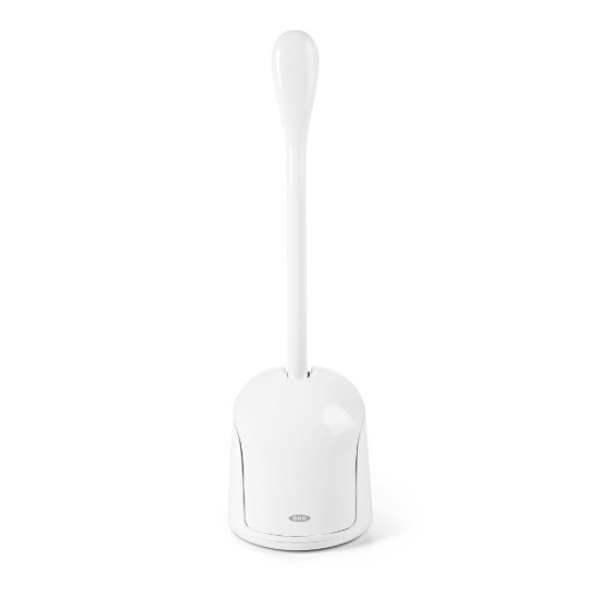 Scopino con supporto, per la pulizia del wc, 43,2 cm - OXO