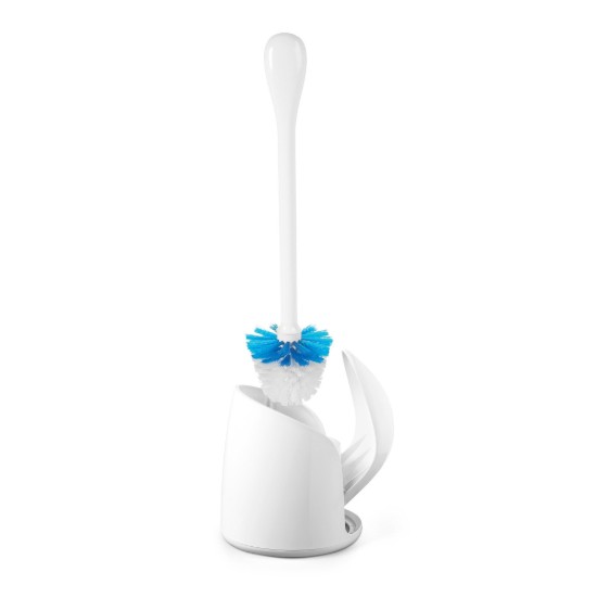 Scopino con supporto, per la pulizia del wc, 43,2 cm - OXO