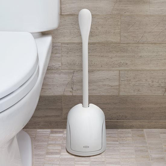 Børste med holder, til toiletrengøring, 43,2 cm - OXO