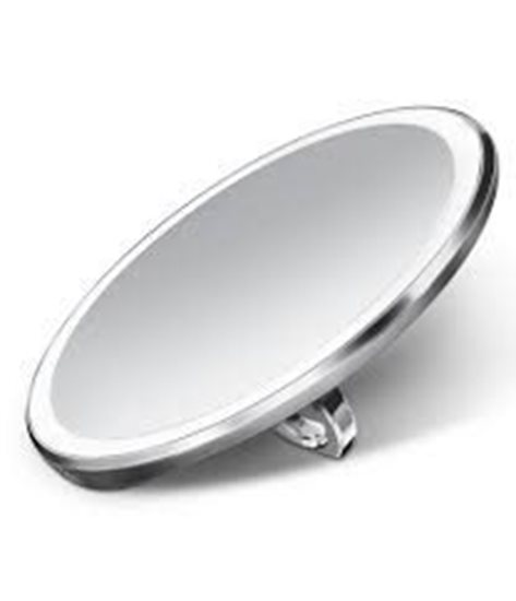 Καθρέφτης μακιγιάζ τσέπης, με αισθητήρα, 10,4 cm, Ασημί - μάρκας "simplehuman"