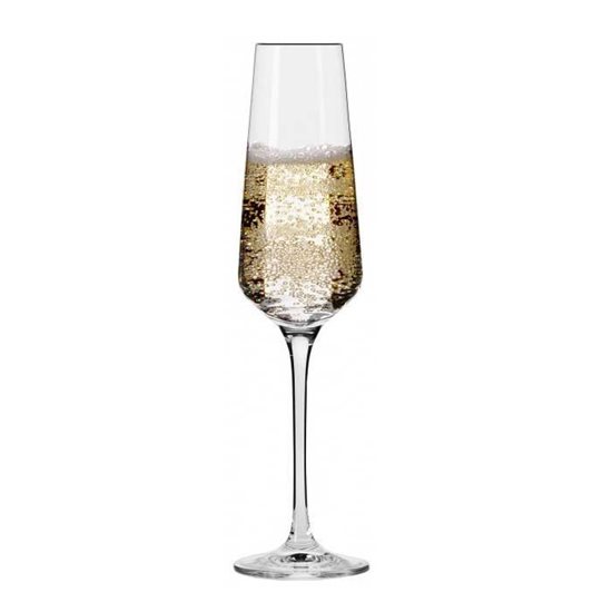 6-daļīgs šampanieša glāžu komplekts, izgatavots no kristāliska stikla, 180ml, "Avant-Garde" - Krosno