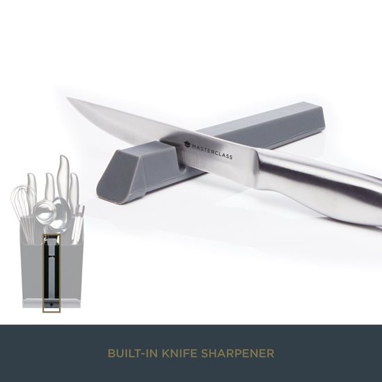 Suporte 4 em 1 "MasterClass" para facas/utensílios de cozinha - por Kitchen Craft